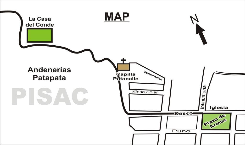La Casa Del Conde Písac Exterior foto